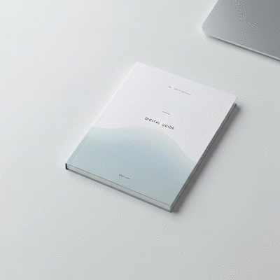 Digital guide or eBook mockup