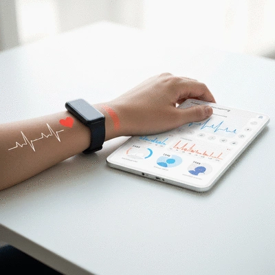 Health monitoring illustration