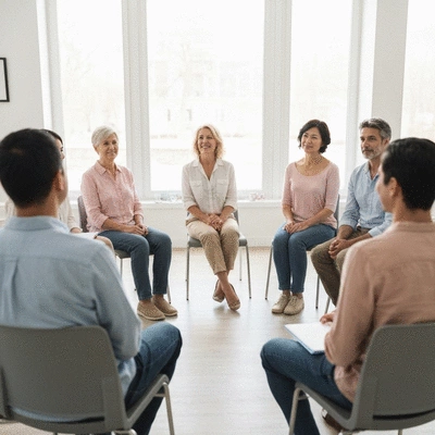 Image depicting support groups for Fibromyalgia patients