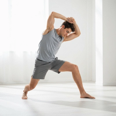 User exercising to alleviate joint pain